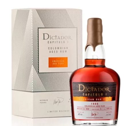 Dictador Rum Capitulo I. American Oak Cask 1996. Bottled: 2020. 0,7l DD.
