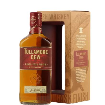Tullamore Dew Whisky Cider Cask Finish Triple Distilled Irish 0,5l DD.