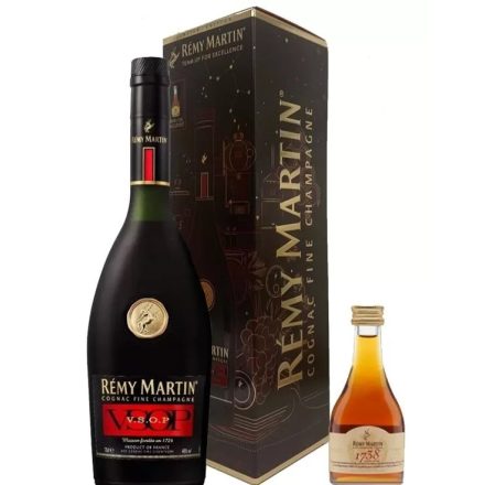 Remy Martin Konyak VSOP Fine Champagne 0,7l + 1738 Accord Royal 0,05l DD.