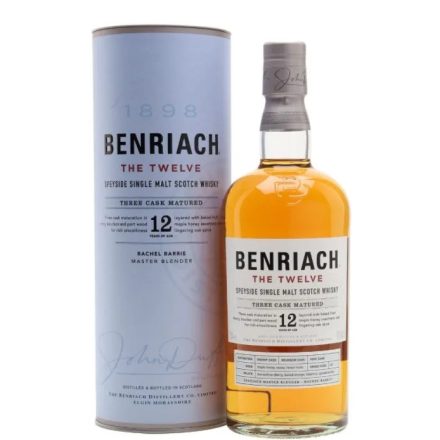 Benriach Whisky 12 years The Twelve Three Cask Matured Single Malt Scotch 0,7l DD.