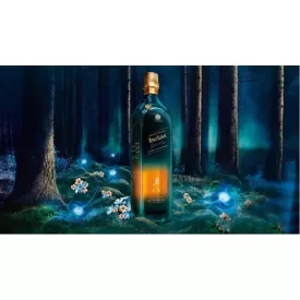   Johnnie Walker Whisky Blue Label Ghost And Rare Pittyvaich Blended Scotch 0,7l DD.