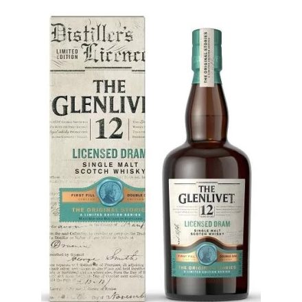 The Glenlivet Whisky 12 years Licensed Dram Limited Edition Single Malt Scotch 0,7l DD.