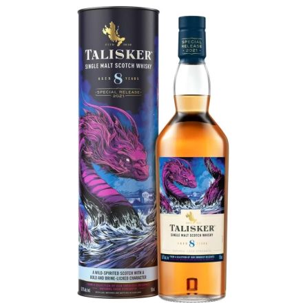 Talisker Whisky 8 years Single Malt Scotch Special Release 2021. 0,7l DD.