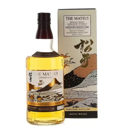 The Matsui Whisky Mizunara Single Cask Japanese Single Malt 0,7l DD.