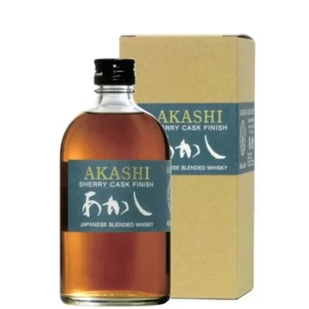 Akashi Whisky Sherry Cask Finish Japanese Blended (Eigashima Distillery) 0,5l DD.