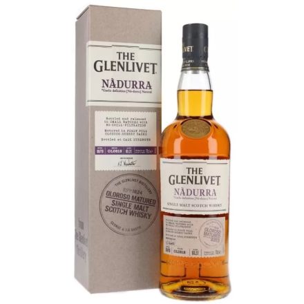 The Glenlivet Whisky Nadurra Oloroso Sherry Cask Single Malt Scotch 0,7l DD.