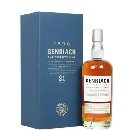Benriach Whisky 21 years The Twenty One Four Cask Matured Single Malt Scotch 0,7l DD.