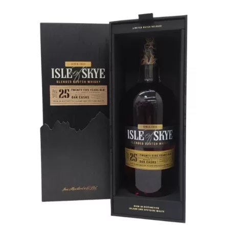 Isle of Skye Whisky 25 years Oak Casks Limited Batch Release Blended Scotch 0,7l DD.