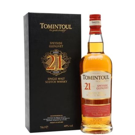Tomintoul Whisky 21 years Single Malt Scotch 0,7l DD.