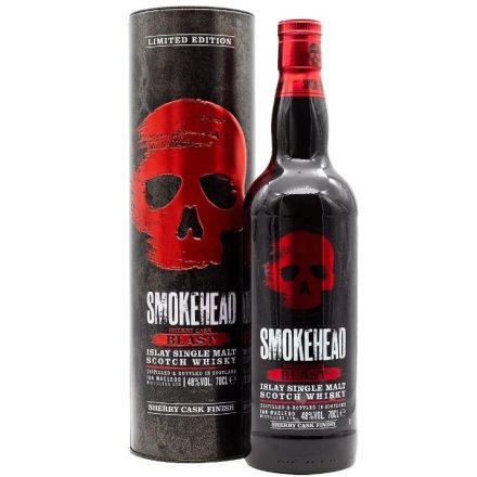 Smokehead Blast Sherry Cask Finish Islay Single Malt Scotch Limited Edition 0,7l DD.