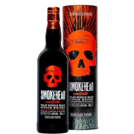 Smokehead Rebel Rum Cask Finish Islay Single Malt Scotch Limited Edition 0,7l DD.