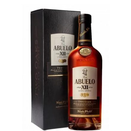 Abuelo Rum XII. Two Oaks Double Matured Extra Charred Finish 0,7l DD.