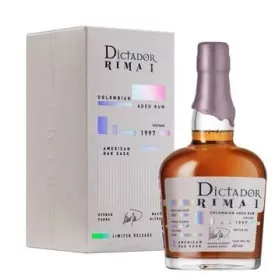   Dictador Rum Rima Vintage 1997. American Oak Cask 25 yrs Bottled: 2022. Limited Release 0,7l DD.