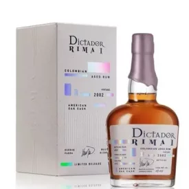   Dictador Rum Rima Vintage 2002. American Oak Cask 20 yrs Bottled: 2022. Limited Release 0,7l DD.