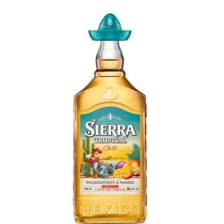 Sierra Tequila Likőr Tropical Chilli Passionfruit & Mango 1l