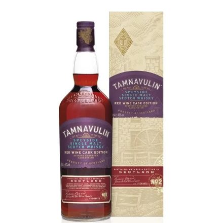 Tamnavulin Whisky Red Wine Cask Edition No.2 Single Malt Scotch 0,7l DD.