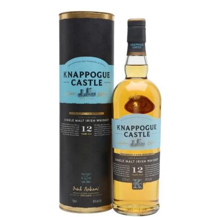 Knappogue Castle Whisky 12 years Bourbon Cask Matured Singe Malt Irish 0,7l DD.