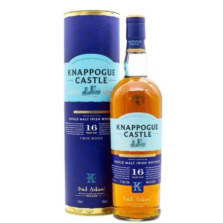 Knappogue Castle Whisky 16 years Twin Wood Sherry Cask Finished Singe Malt Irish 0,7l DD.