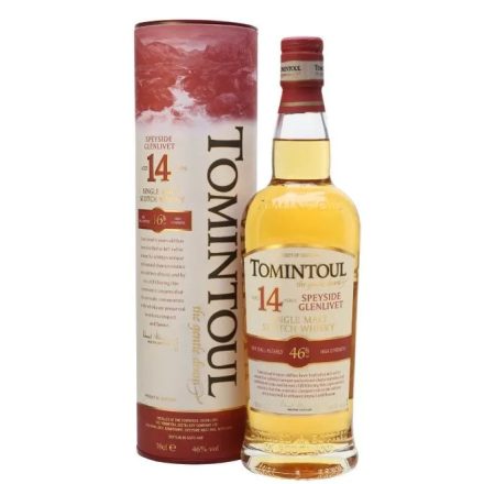 Tomintoul Whisky 14 years Single Malt Scotch 0,7l DD.
