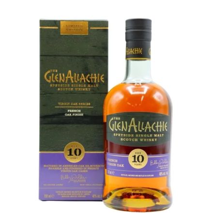 Glenallachie Whisky 10 years French Oak Finish Limited Edition Speyside Single Malt Scotch 0,7l DD.