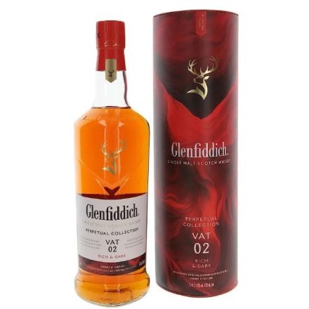 Glenfiddich Whisky Perpetual Collection VAT No.2 Rich & Dark Single Malt Scotch 1l DD.