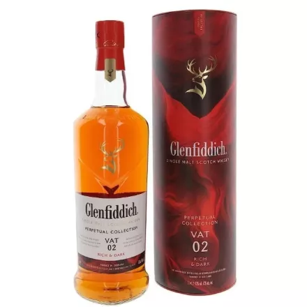 Glenfiddich Whisky Perpetual Collection VAT No.2 Rich & Dark Single Malt Scotch 1l DD.