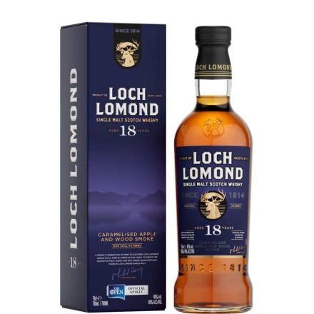 Loch Lomond Whisky 18 years Caramelised Apple and Wood Smoke Single Malt Scoth 0,7l DD.