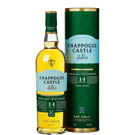 Knappogue Castle Whisky 14 years Twin Wood Singe Malt Irish 0,7l DD.