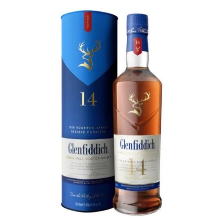 Glenfiddich Whisky 14 years Our Bourbon Barrel Reserve Single Malt Scotch 0,7l DD.