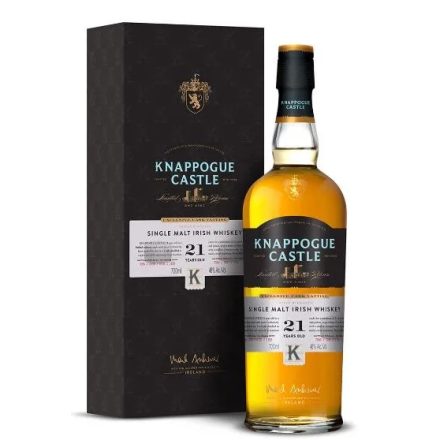 Knappogue Castle Whisky 21 years Exclusive Cask Vatting Singe Malt Irish 0,7l DD.