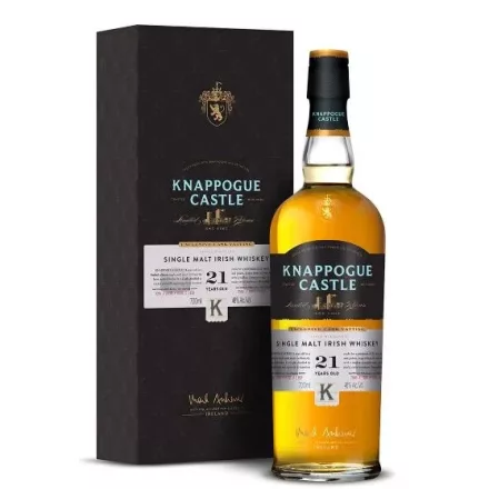 Knappogue Castle Whisky 21 years Exclusive Cask Vatting Singe Malt Irish 0,7l DD.