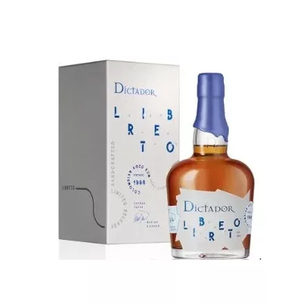 Dictador Rum Libreto 1998. Sherry Cask Limited Release 0,7l DD.