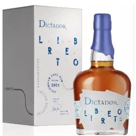   Dictador Rum Libreto 2001. American Oak Cask Limited Release 0,7l DD.