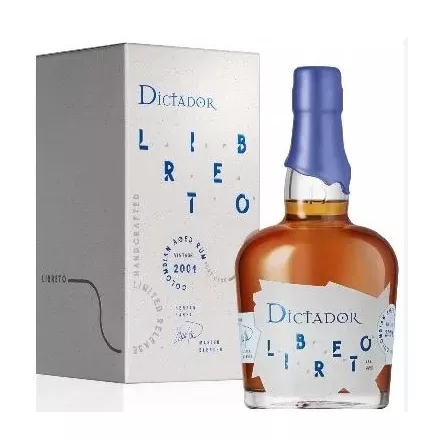 Dictador Rum Libreto 2001. American Oak Cask Limited Release 0,7l DD.