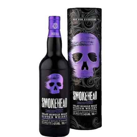 Smokehead Twisted Stout Cask Finish Islay Single Malt Scotch Limited Edition 0,7l DD.