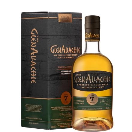 Glenallachie Whisky 7 years Virgin Oak Series Hungarian Oak Cask Finish Single Malt Scotch 0,7l DD.