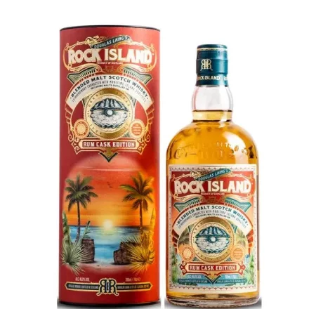 Rock Island Whisky Rum Cask Edition Blended Malt Scotch 0,7l DD.