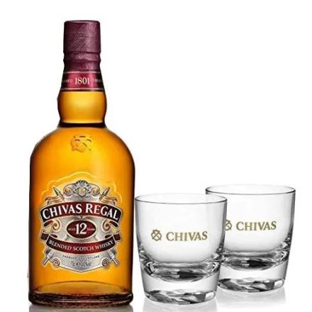 Chivas Regal Whisky 12 years Blended Scotch 0,7l DD. (I Rise)