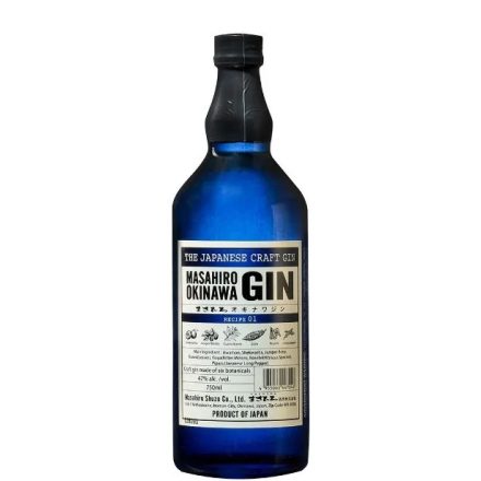 Masahiro Okinawa Gin Recipe 01 Japanese Craft 0,7l