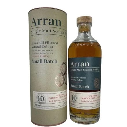 Arran Whisky 10 years Cask From Patricius-Tokaj Peated Small Batch 0,7l DD.