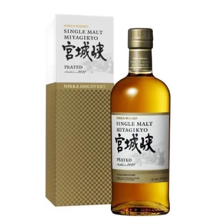 Nikka Whisky Miyagikyo Discovery Peated Bottled in 2021. Single Malt 0,7l DD.