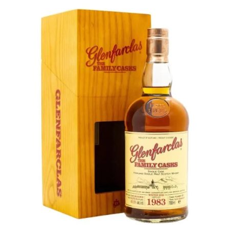 Glenfarclas Whisky The Family Cask Distilled: 1983./Winter 2018. Single Malt Scotch 0,7l DD.