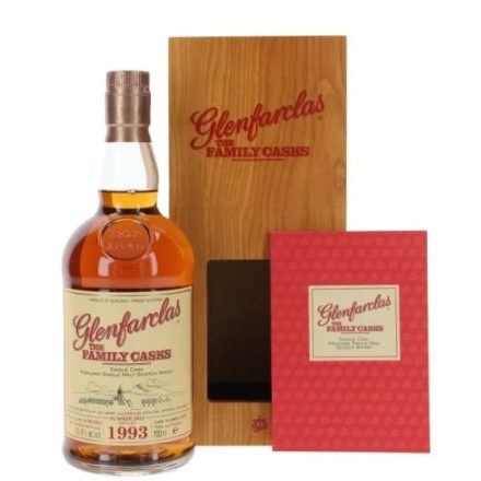 Glenfarclas Whisky The Family Cask Distilled: 1993./Summer 2022. Single Malt Scotch 0,7l DD.