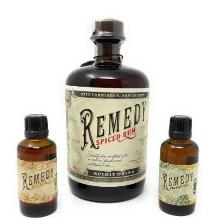 Remedy Rum Spiced Set 0,7l DD.