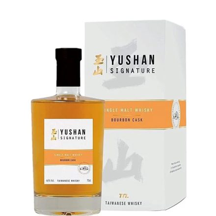 Yushan Whisky Signature Bourbon Cask Single Malt Taiwanese 0,7l DD.