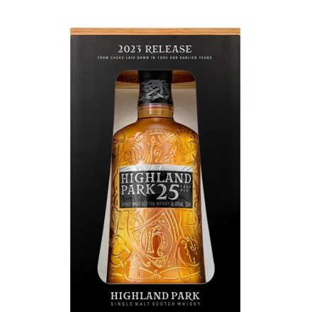 Highland Park Whisky 25 years 2023. Release Single Malt Scotch 0,7l DD.