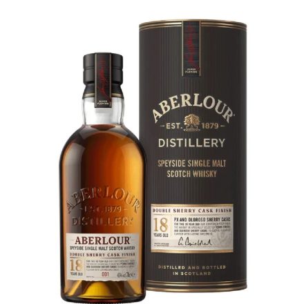 Aberlour Whisky 18 years Double Sherry Cask Speyside Single Malt Scotch 0,7l DD.