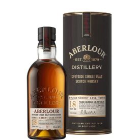   Aberlour Whisky 18 years Double Sherry Cask Finish Speyside Single Malt Scotch 0,7l DD.