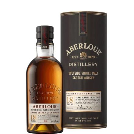 Aberlour Whisky 18 years Double Sherry Cask Finish Speyside Single Malt Scotch 0,7l DD.