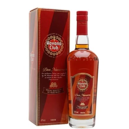 Havana Club Rum Don Navarro Special Selection of Aged Rums 0,7l DD.